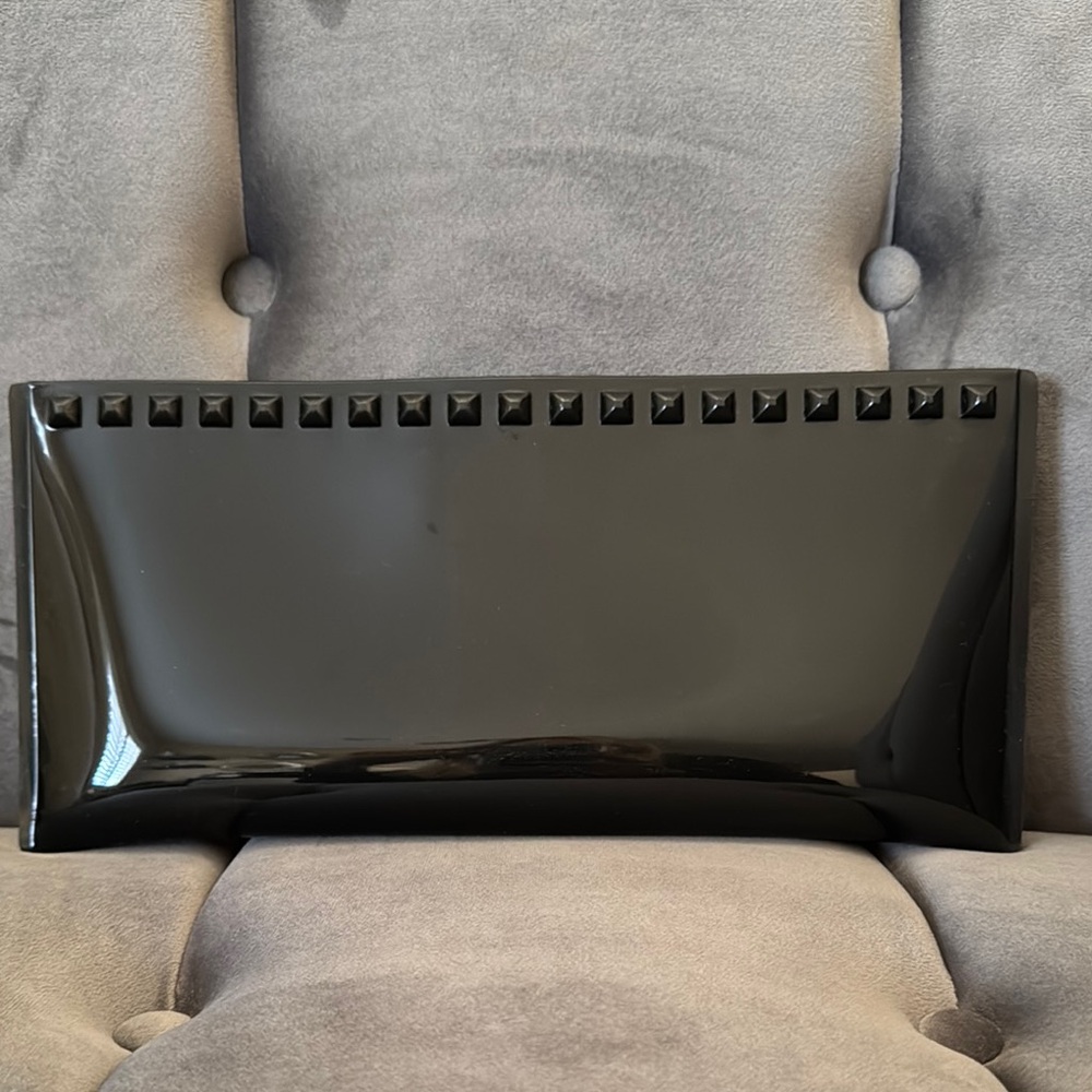 Black Studded Clutch